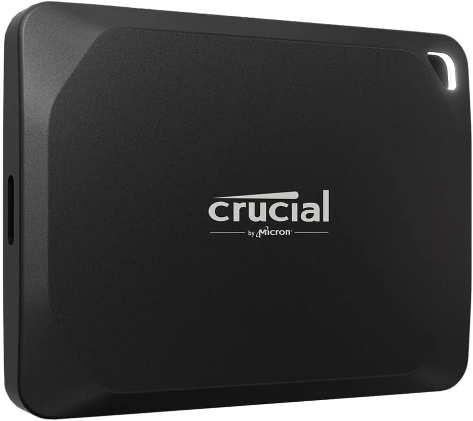 Crucial X10 Pro 2To Disque SSD Portable Ultra-Rapide USB-C, Résistant IP55, Compatible PC et Mac