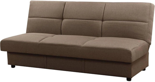 Canapé Convertible Enzo 3 Places - Taupe - 186 x 80 x 87 cm
