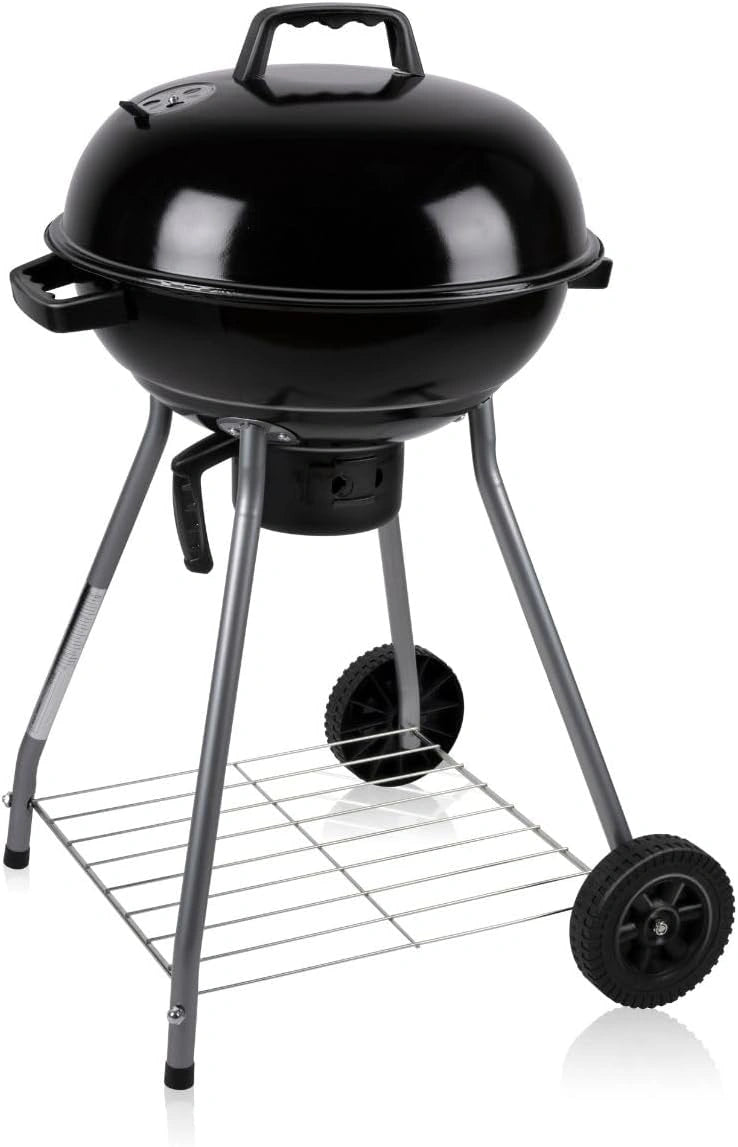 Gril à Charbon avec Couvercle - Barbecue Portable Ø 45 cm pour Jardin