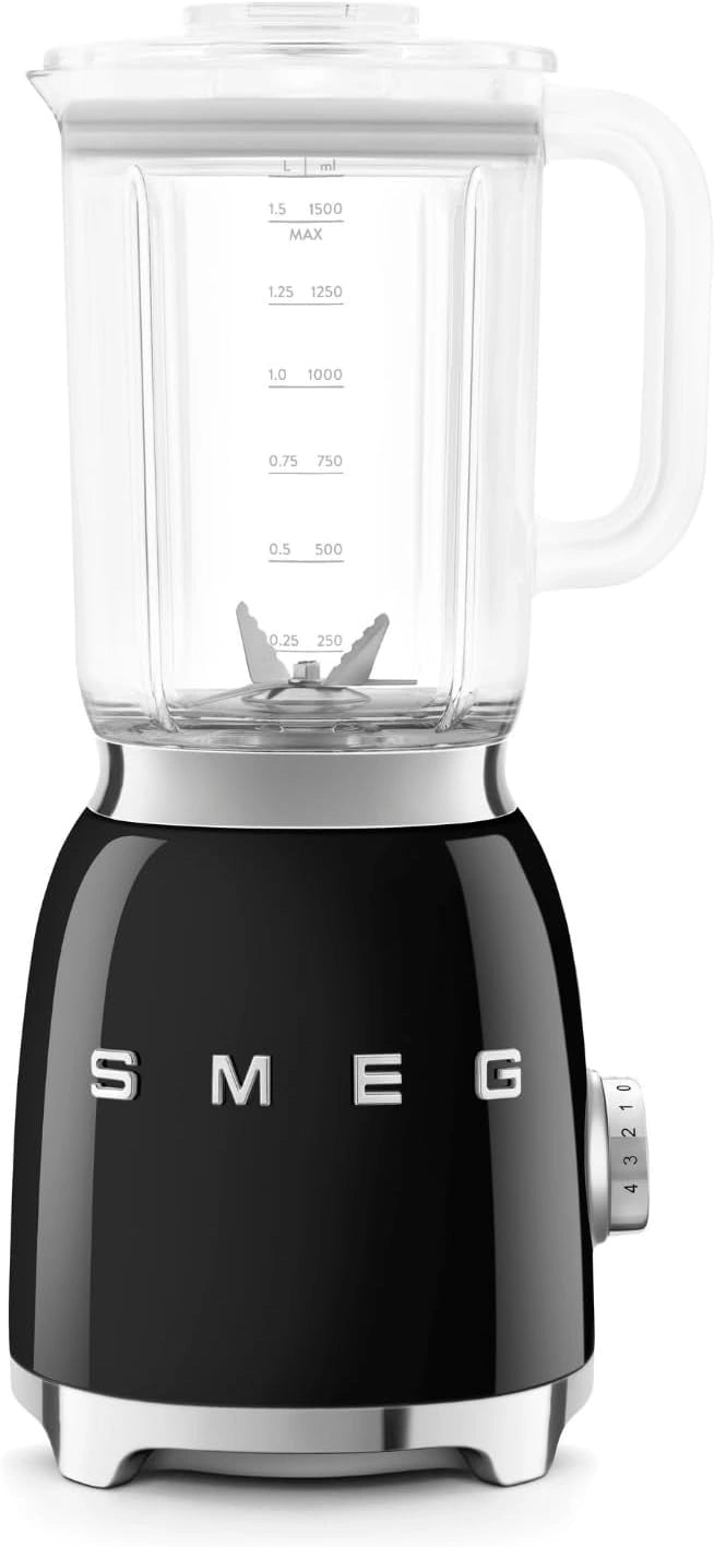 Smeg Blender Noir 1,5 L - Fonctionnalités Multiples 800W