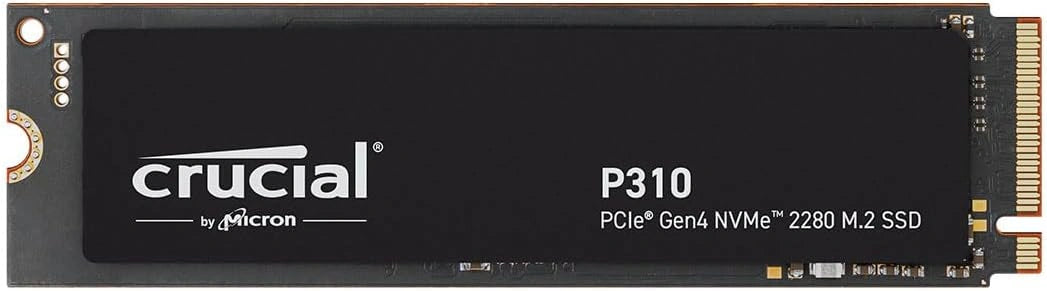 Crucial P310 2To SSD NVMe M.2 PCIe 4.0, Vitesse de Lecture 7100 Mo/s, Compatible PC Portable, Bureau et Consoles