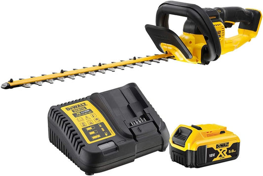 DEWALT Taille-haies sans Fil 18V 5Ah Li-Ion - Lame 55cm - Autonomie 75min