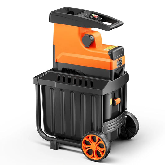 Broyeur de Jardin Électrique 2800W DOVAMAN avec Moteur Brushless, Diamètre 45mm, Bac 60L, Silencieux et Sûr