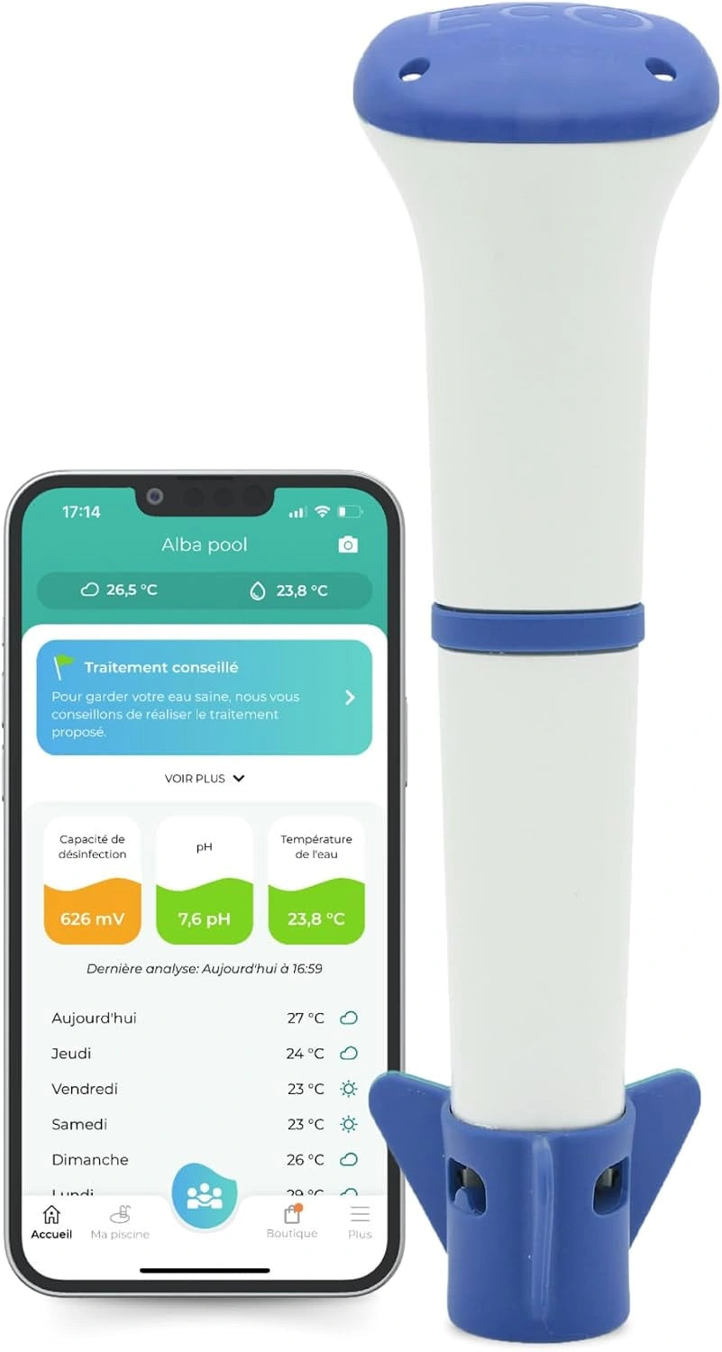 Analyseur Automatique de Qualité d'Eau pour Piscine et Spa au Sel - EcO Start Sel