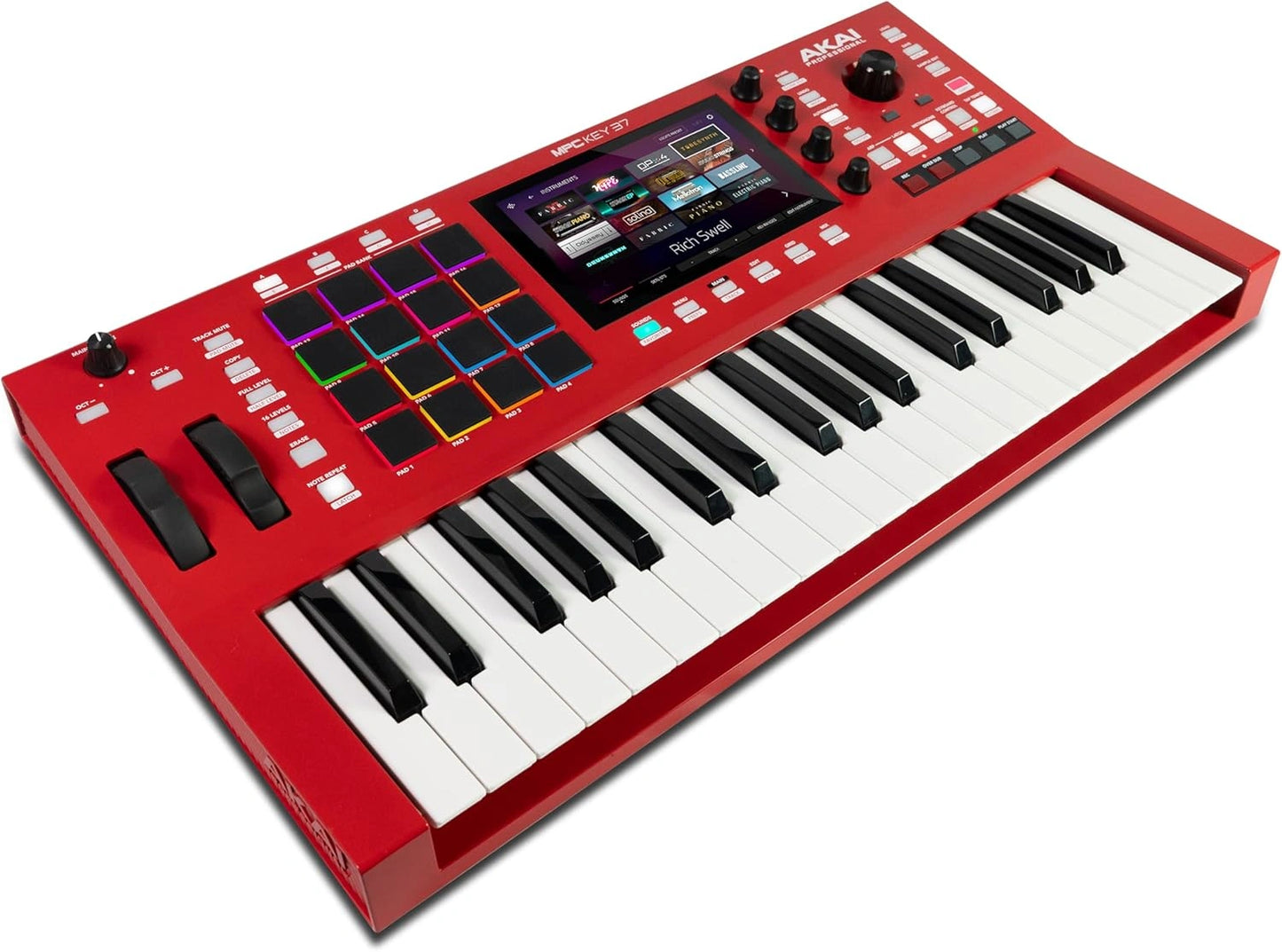 Akai MPC Key 37: Synthétiseur Autonome avec Connectivité Wi-Fi, Bluetooth et Écran Tactile