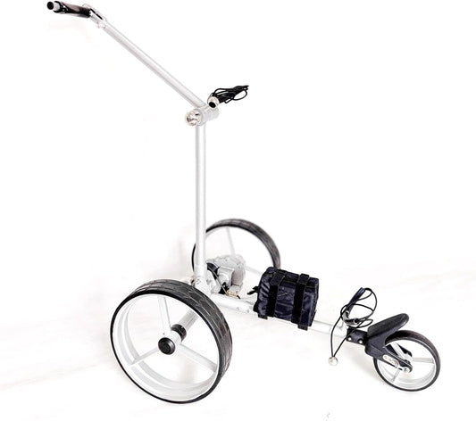 Chariot de Golf Électrique en Aluminium avec 12 Accessoires, Modèle Pliable