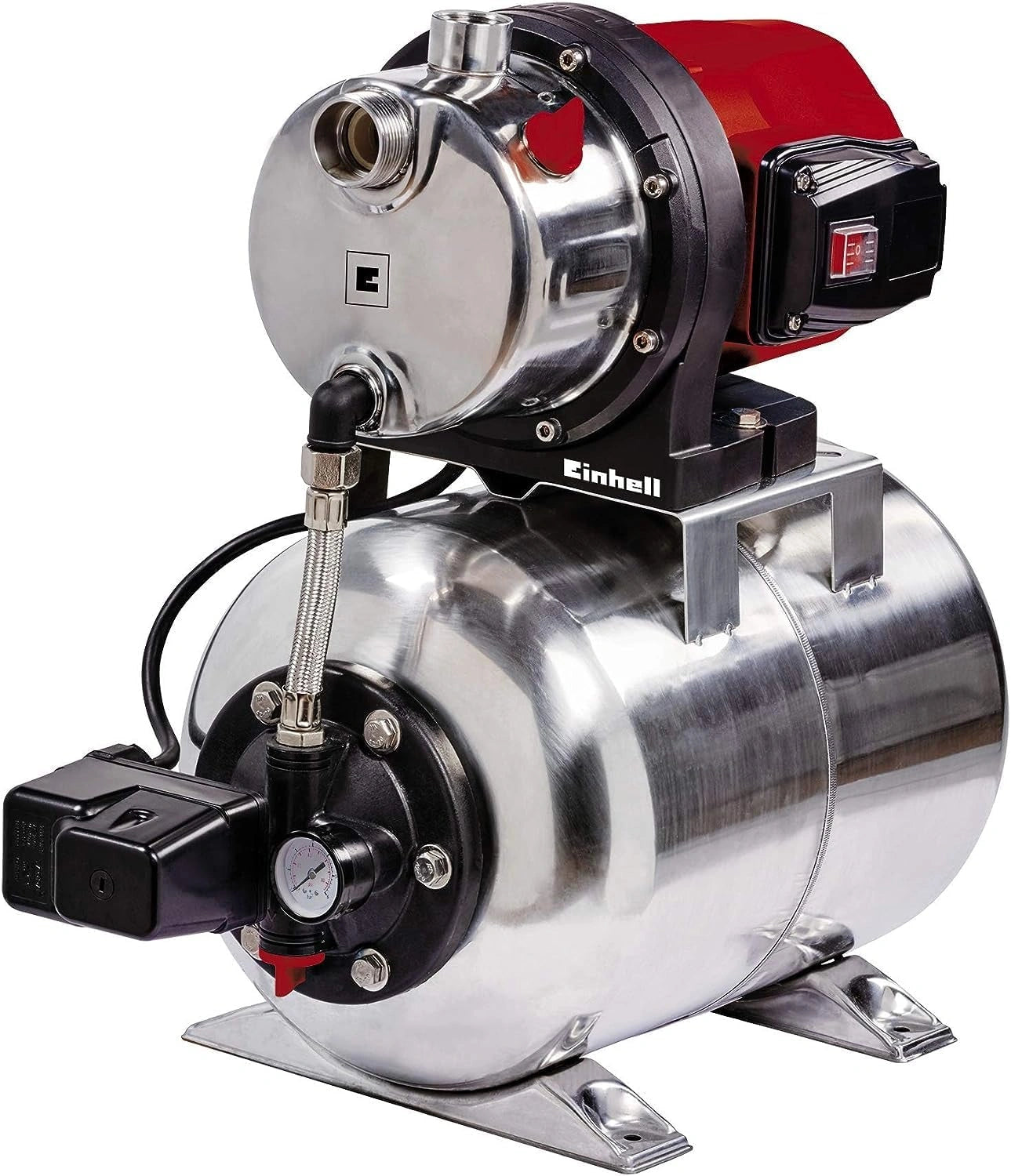 Pompe d'aspiration automatique Einhell GC-WW 1250 NN, 1200 W, 50 m de refoulement, 8 m d'aspiration, 5 bar
