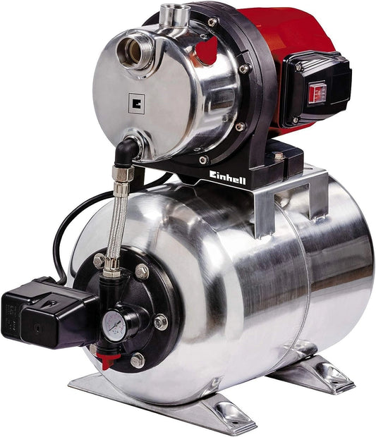 Pompe d'aspiration automatique Einhell GC-WW 1250 NN, 1200 W, 50 m de refoulement, 8 m d'aspiration, 5 bar