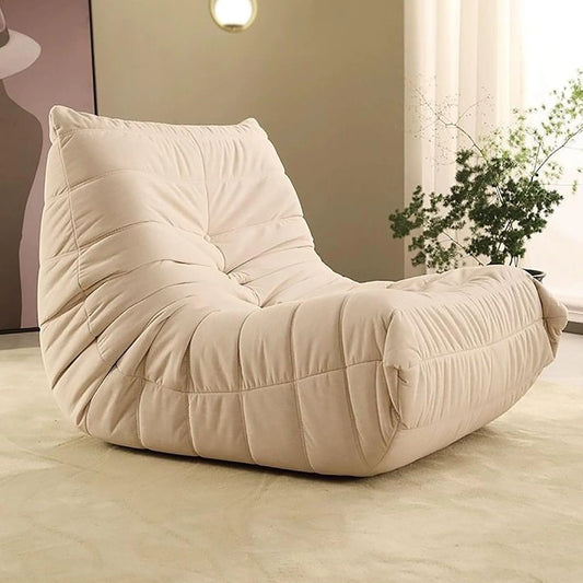Chaise Togo Confortable, Fauteuil Angle Relax, Canapé Douillet Maison, Assise 35cm, Profondeur 55cm, Mousse Haute Densité