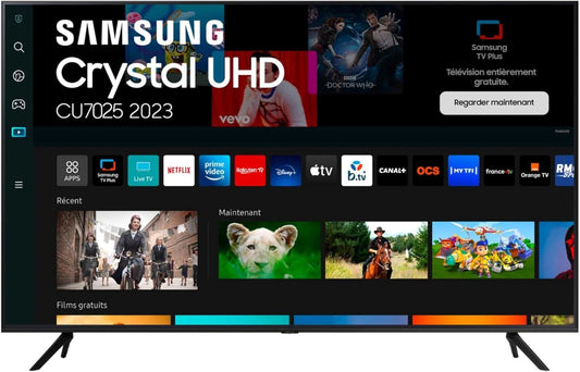 Téléviseur Samsung Crystal UHD 4K 2023 43 pouces avec PurColor et HDR10+