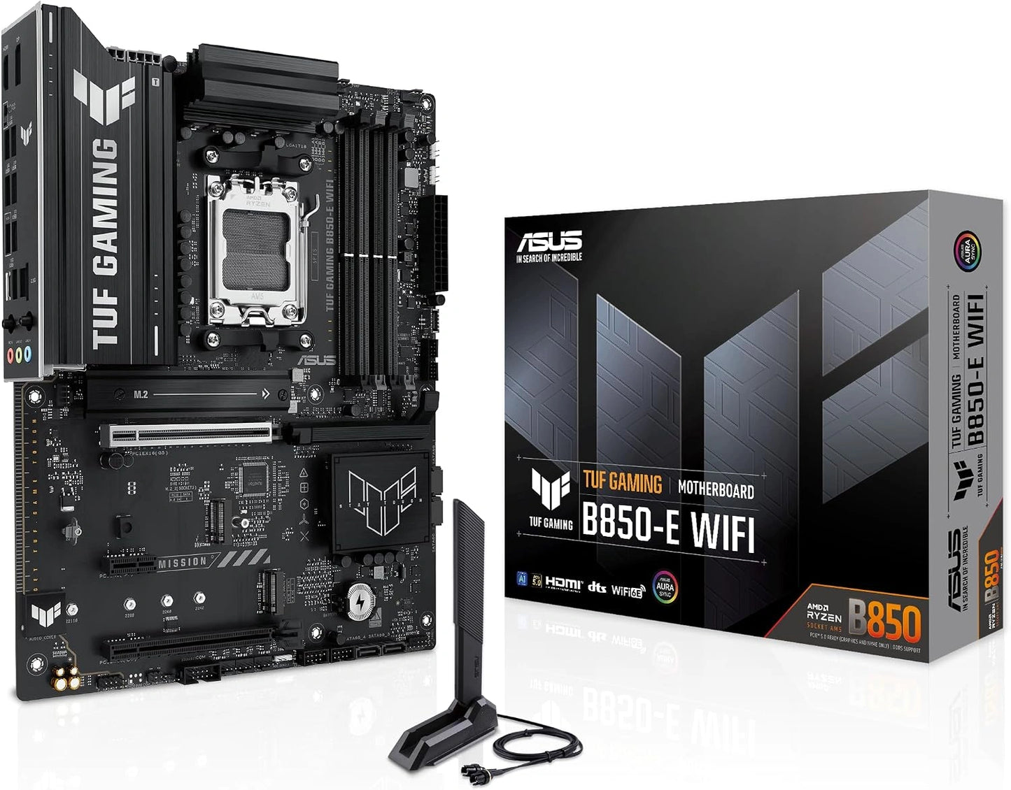 Carte Mère Gaming ATX ASUS TUF B850-E WiFi - Compatible AMD